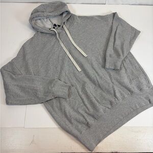 Buffalo David Bitton Gray Pullover Hoodie Fleece Lined Size Small